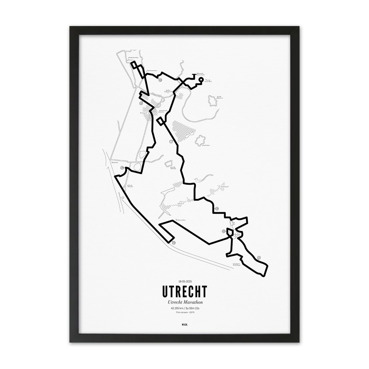Poster of Marathon Utrecht 2025 | WIJCK.
